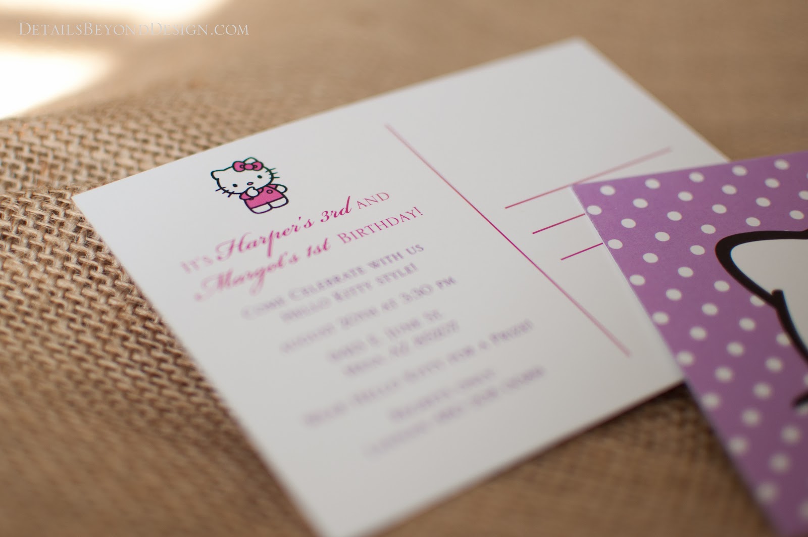 post card invitation