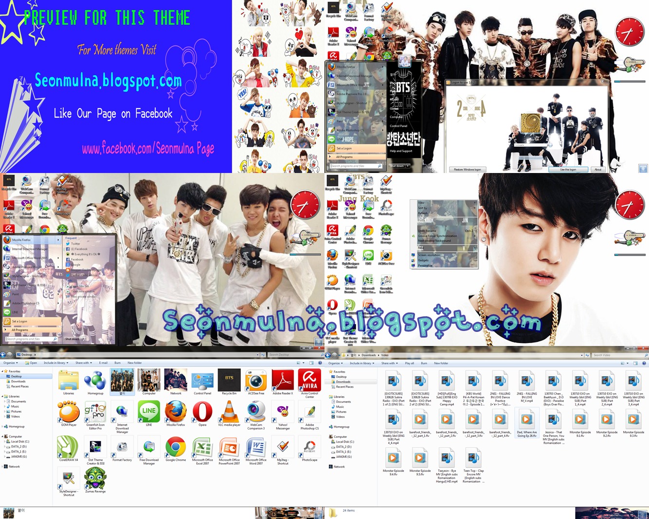 DOWNLOAD BTS (BANGTAN BOYS) THEME Everything It's Ok