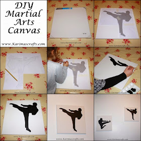 diy martial arts canvas