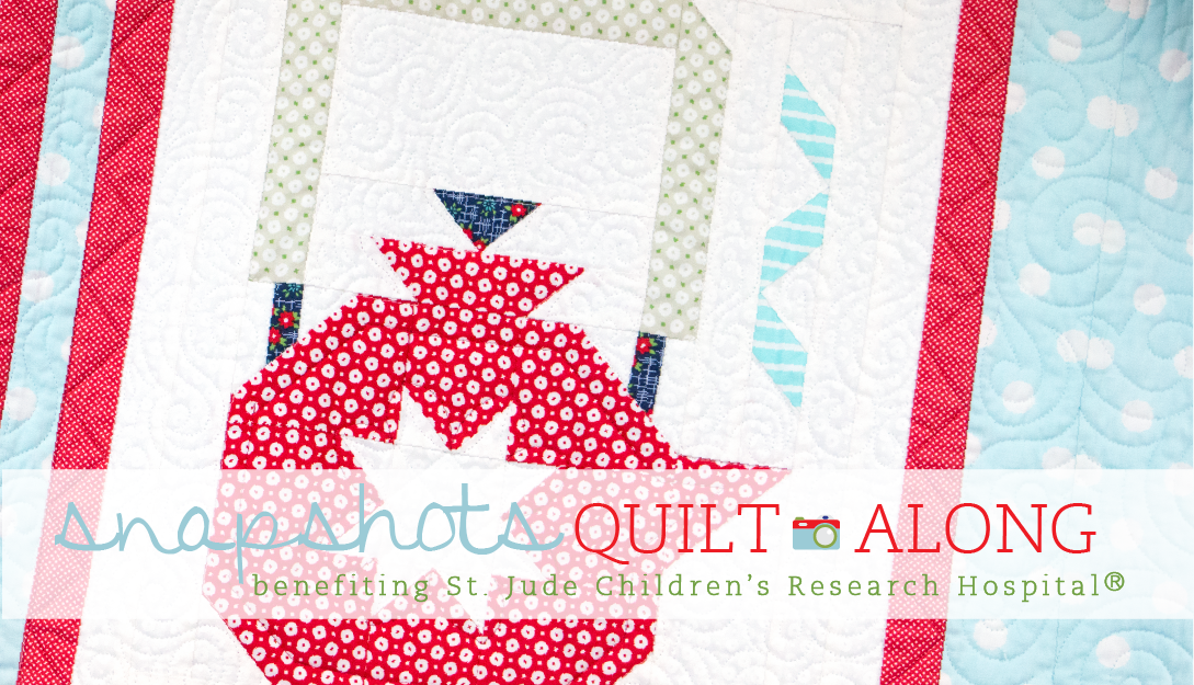 Fat Quarter Shop's Jolly Jabber Snapshots Quilt Along Put the Kettle On