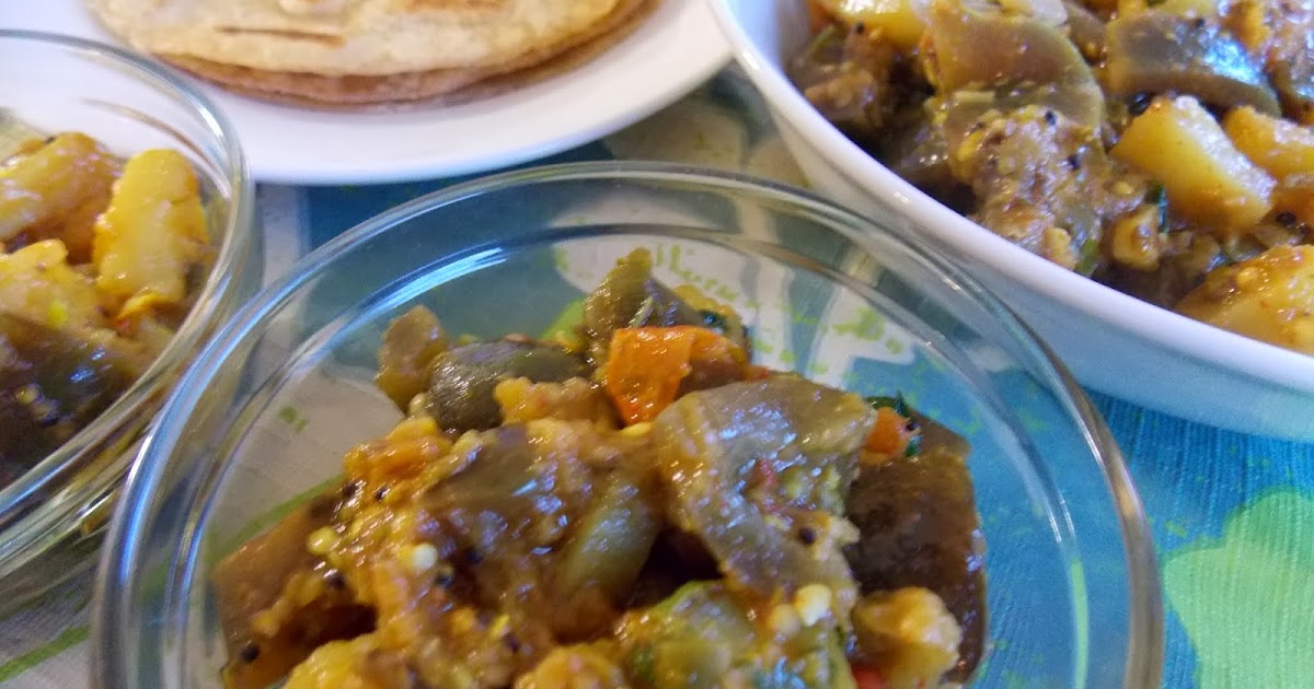 Slow Cooker Aloo Baingan ( Potato Eggplant Curry) Recipe