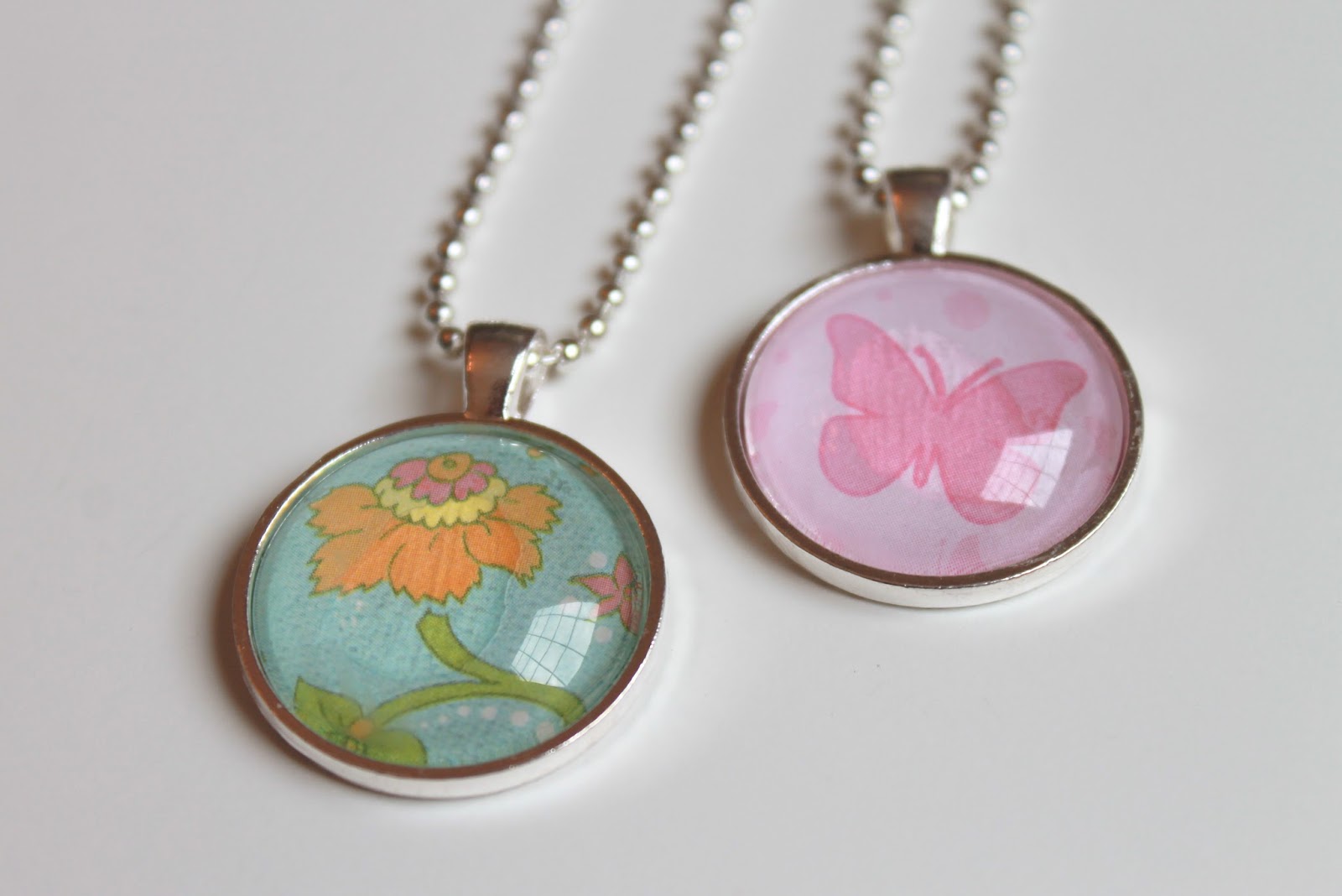 Serving Pink Lemonade Custom Pendant Necklaces