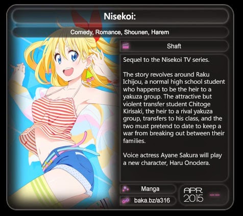 Spring 2015 Anime series | sukajepang.com Spring 2015 Anime series | sukajepang.com