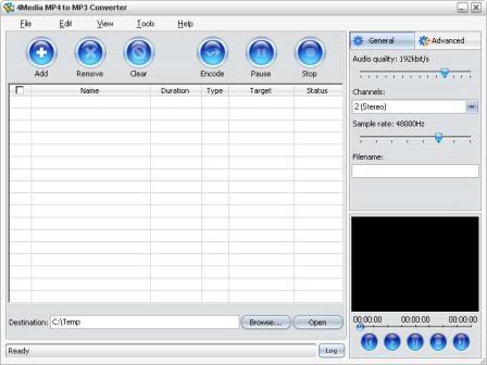 4Media MP4 To MP3 Converter