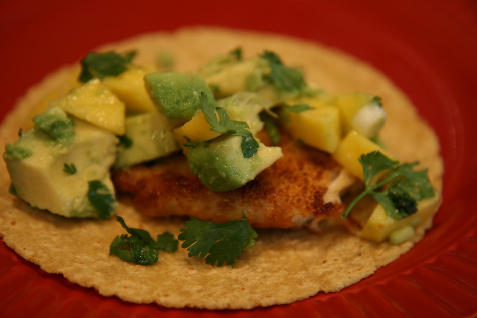 OC Mom Blog Tilapia Fish Tacos with Mango and Avocado Salsa