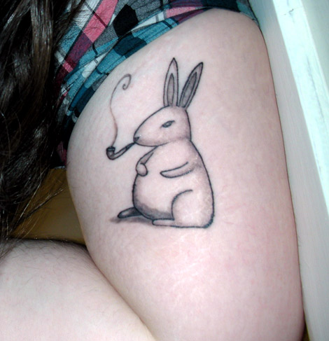 donkey tattoo bunny tattoo design