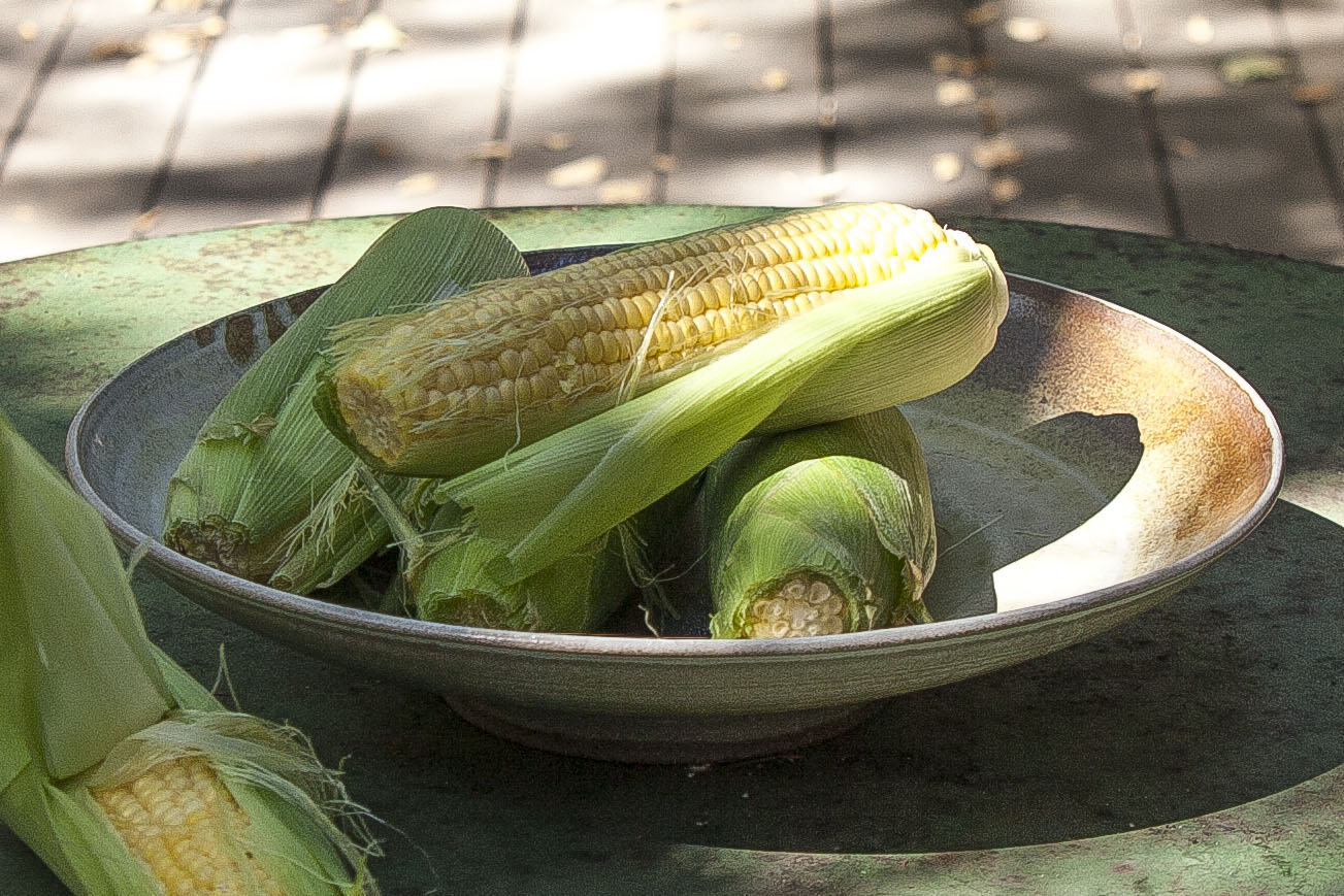 The Colors Of Indian Cooking Roast Corn, Hold the Butter, Permanently