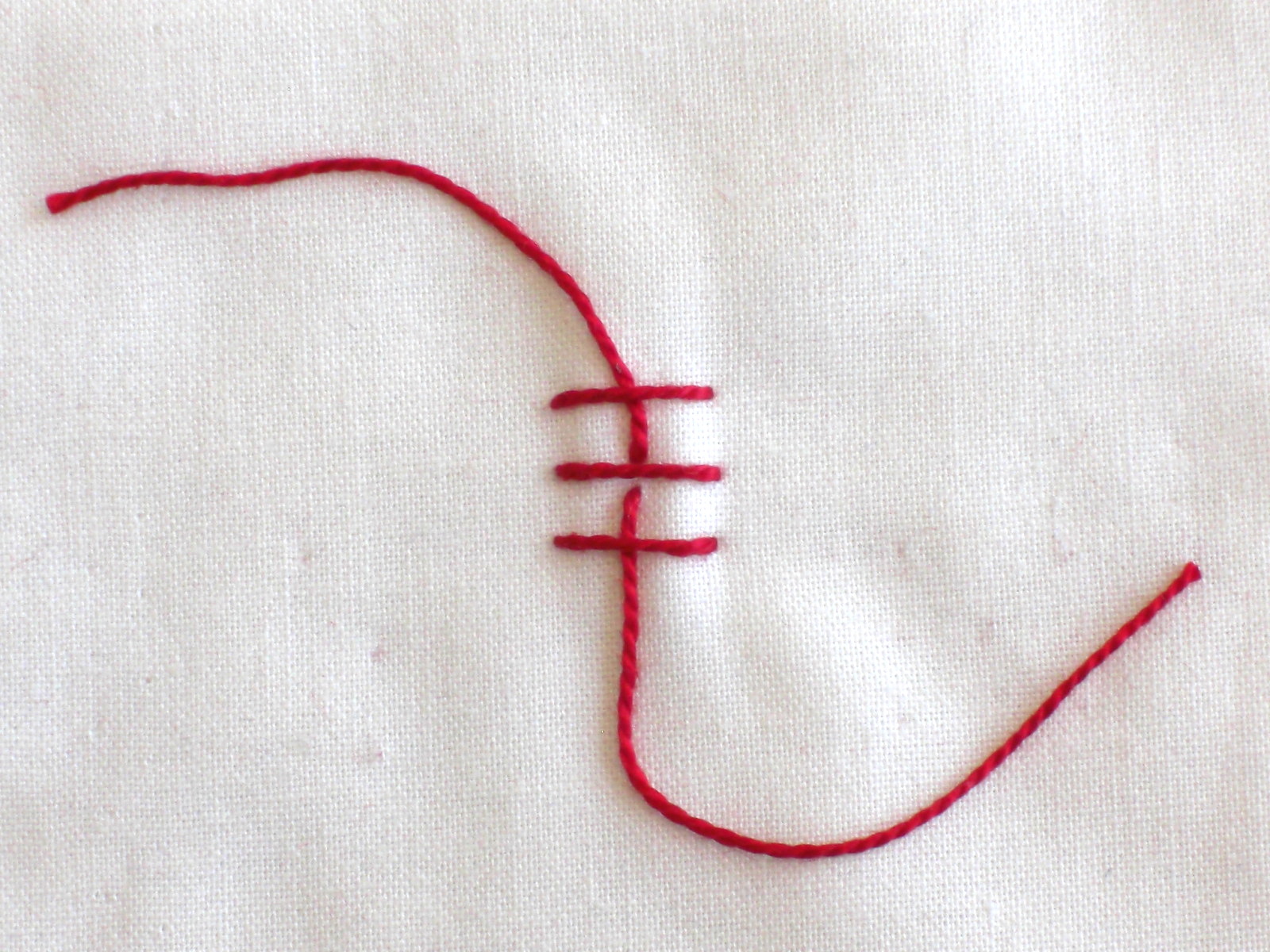 Selvage Blog Another Way to Tie a Quilt Sheaf Stitch