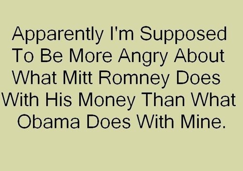 where does romney have his money