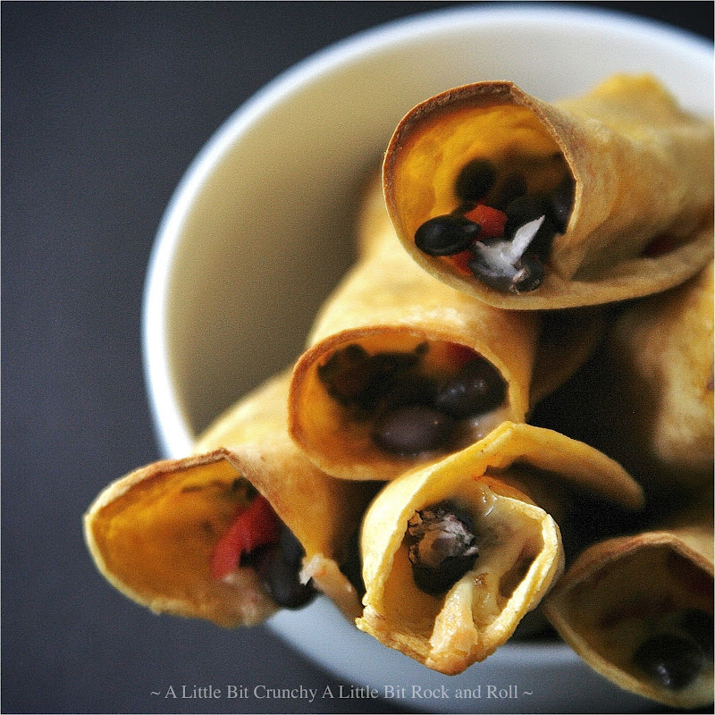 A Little Bit Crunchy A Little Bit Rock and Roll OvenBaked Flautas