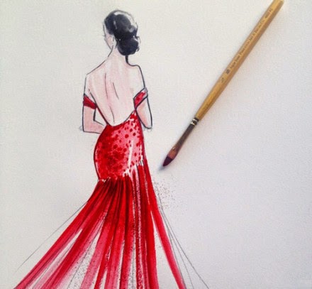 Formal Dress Illustration