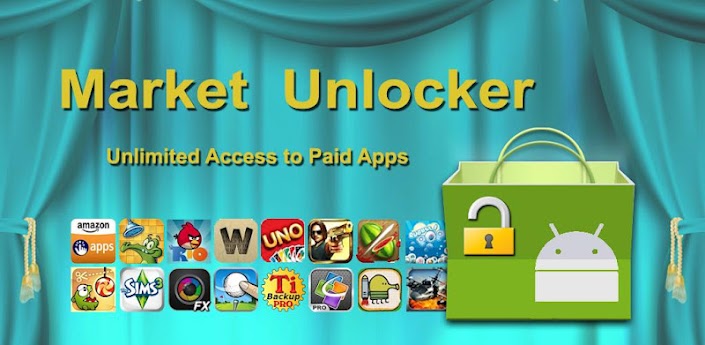 ماركت لتحميل التطبيقات المدفوعة مجانا كاملة ومهكرة Market Unlocker Pro Market+Unlocker+Pro+Android