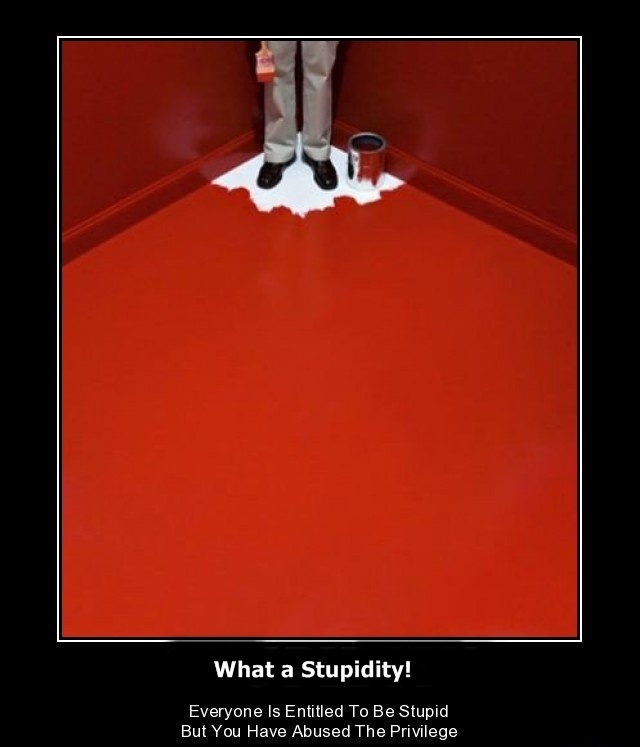What A Stupidity : Stupidity Motivational Posters | Fun, Enjoyment