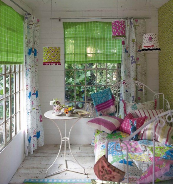 cute spring theme bedroom decorations