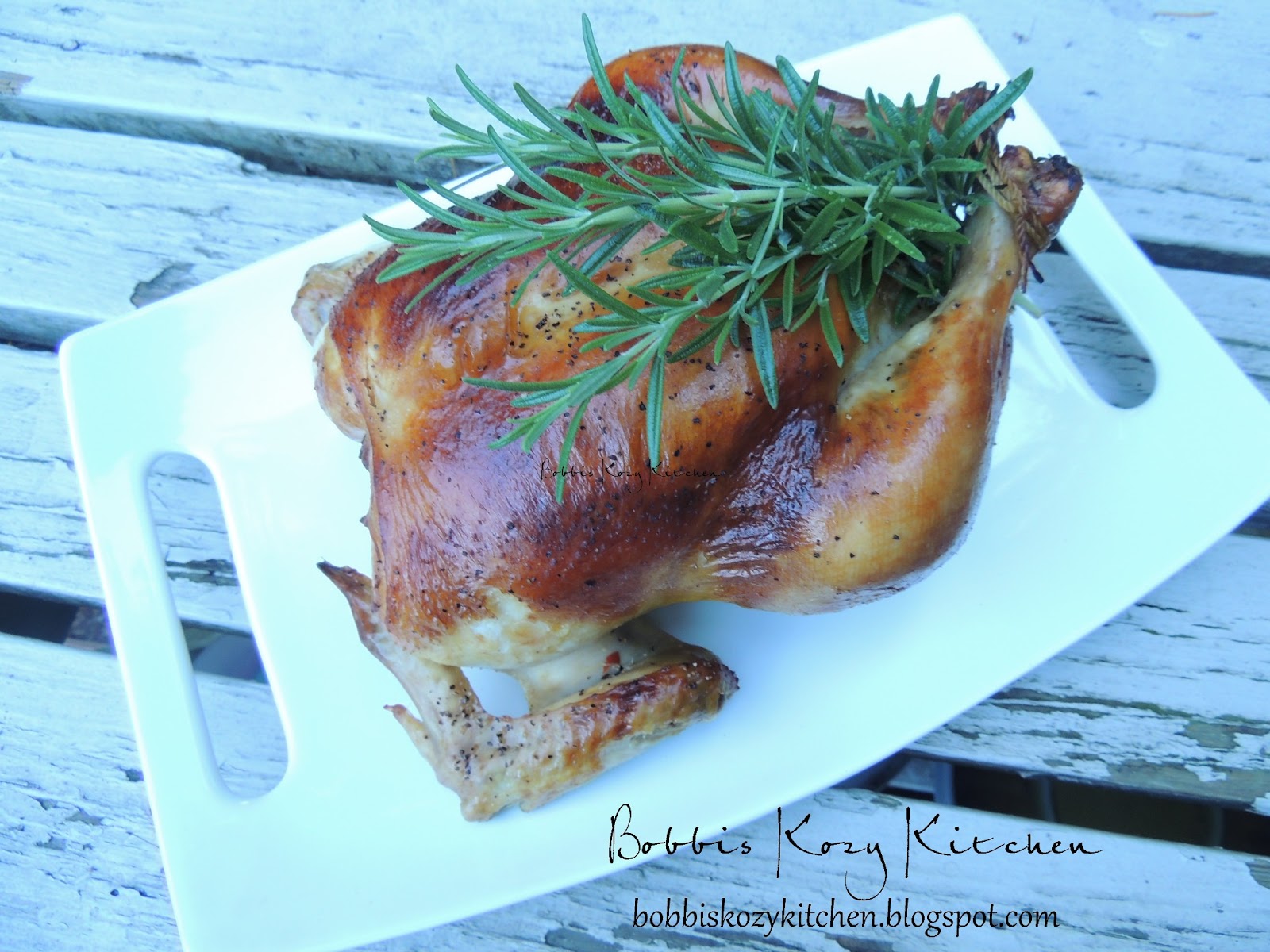 Apple Cider, Rosemary, and Garlic Brined Chicken with Purdy Organics