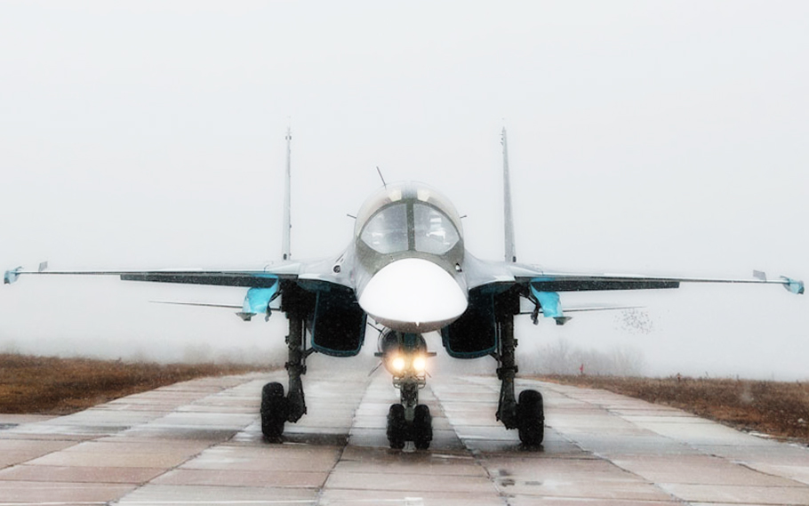 Russian Sukhoi Su 34 Fullback Tactical Fighter Bomber
