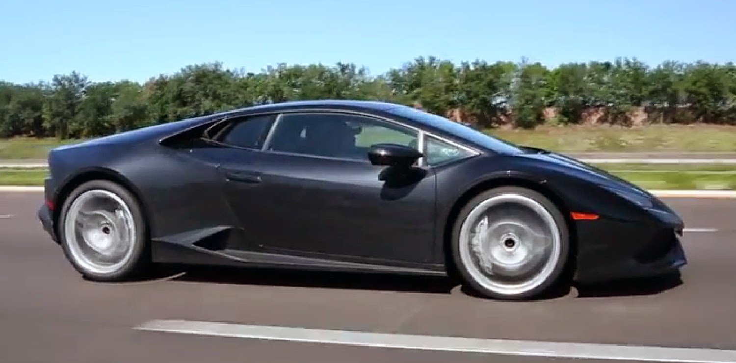 Black Lamborghini Huracan Prototype Road Rage Video