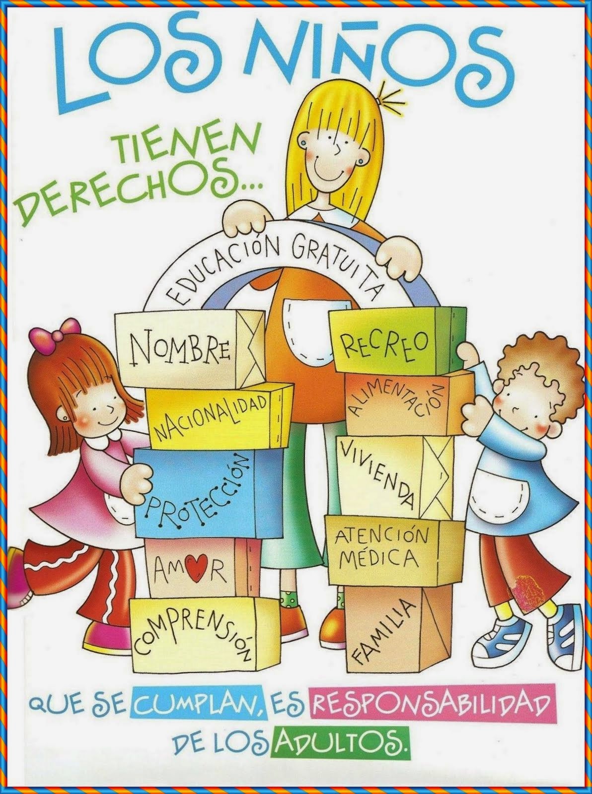 Cuidemos los derechos de los niños.