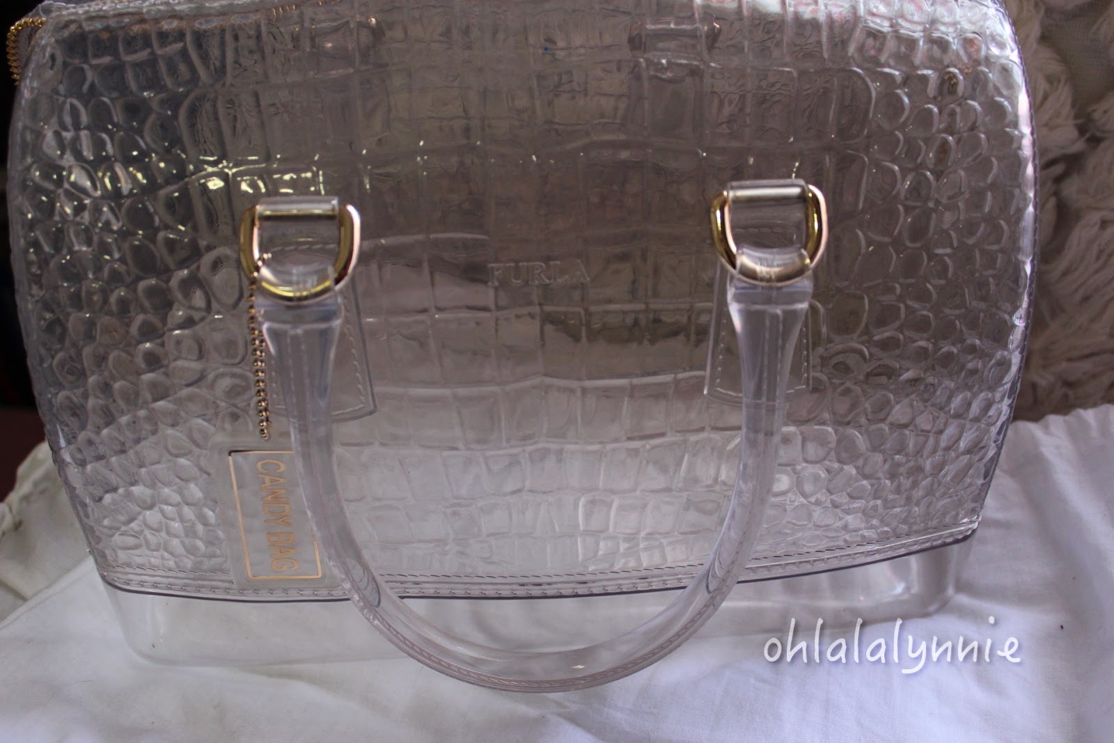 furla clear candy bag