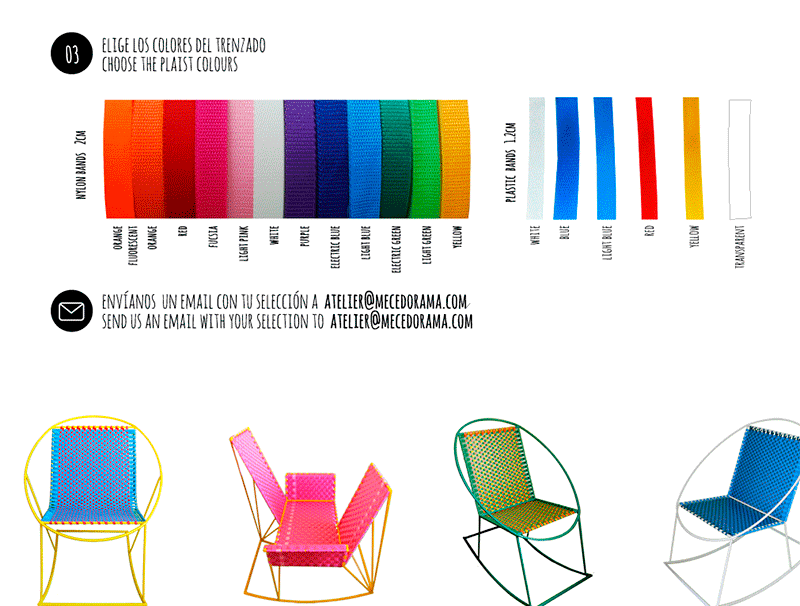 Sillas personalizables Mecedorama