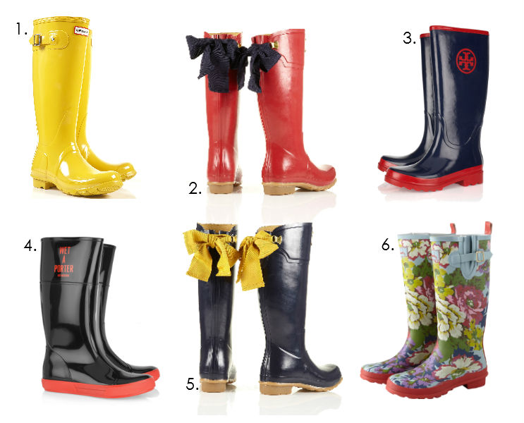 moschino wellies