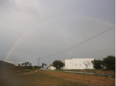 Arco Irís sobre a Serra de Aire