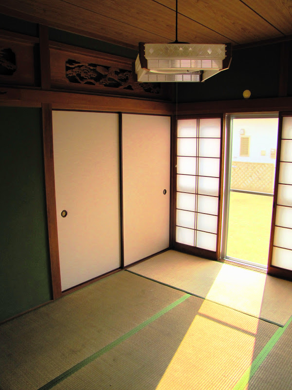 Formal Style Japanese Tatami Room Japanese Room With Carvings of Cranes