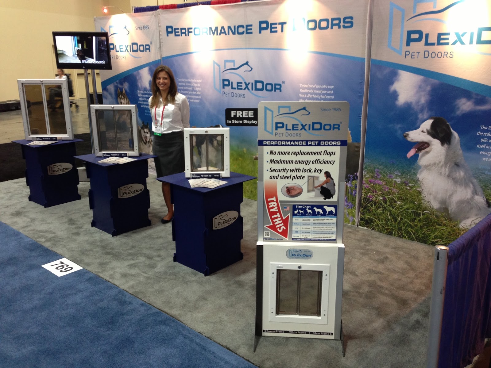 Plexidor Pet Doors Plexidor Pet Doors At Superzoo In Las Vegas