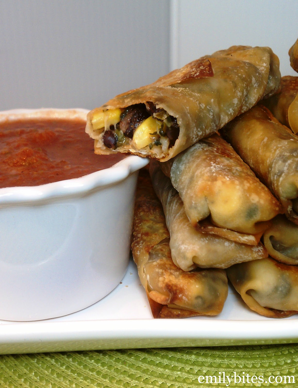 Southwestern Egg Rolls Emily Bites