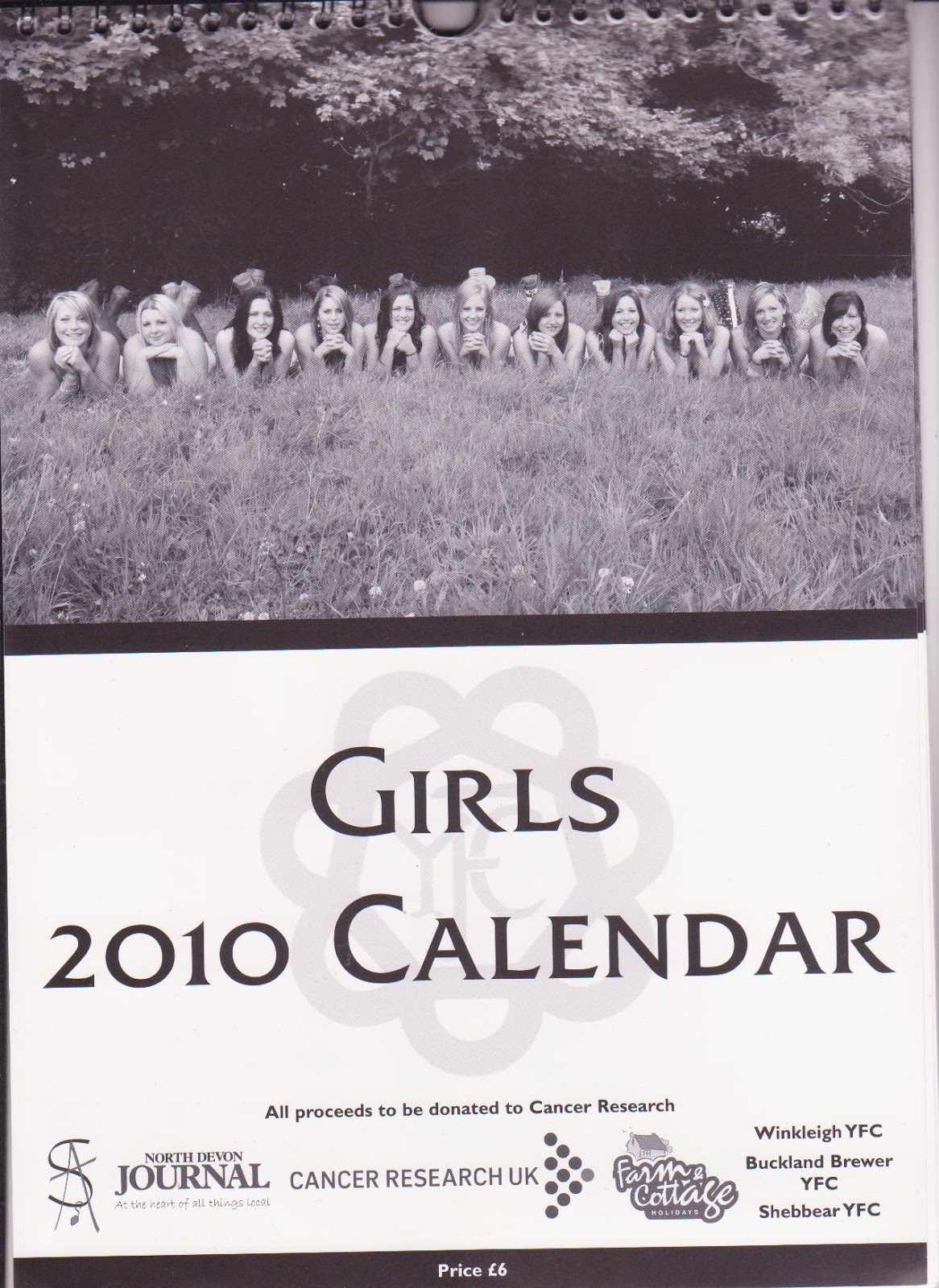 Naked Calendar Blog Young Farmers Girls Calendar 2010