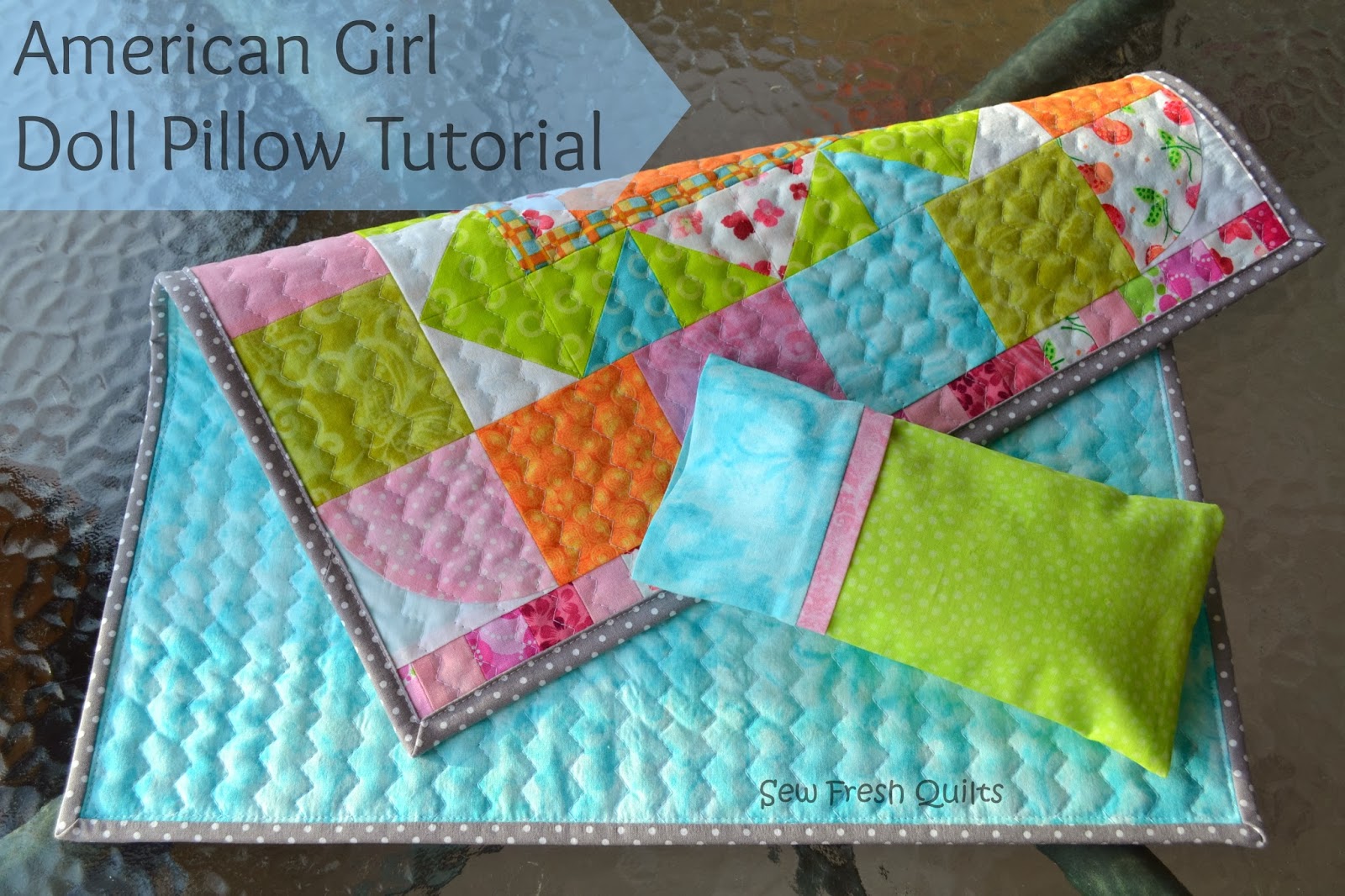 Sew Fresh Quilts Pillow Case Tutorial with French Seams