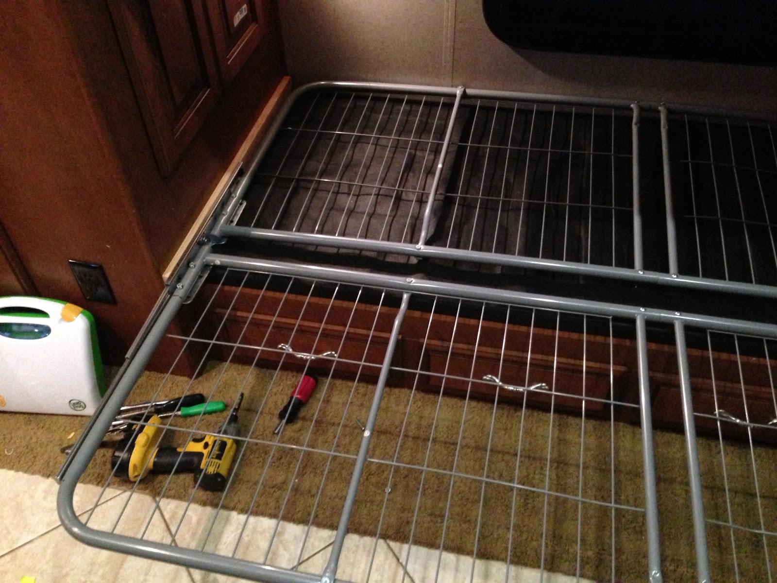 LivelyRV How To Install A Futon In A RV Bunkhouse