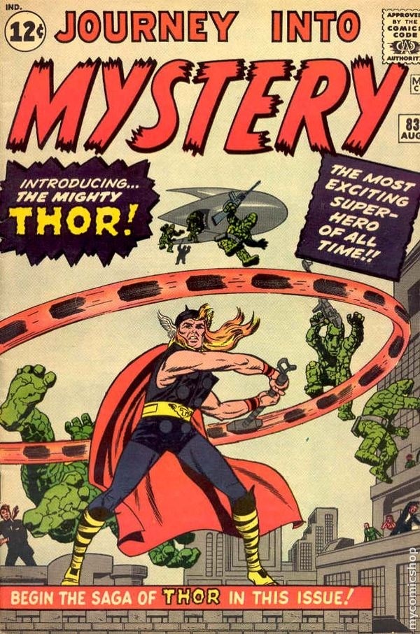 அவெஞ்சர்ஸ்(AvEnGeRs) திரைப்படம் ஒரு  பார்வை ! Thor+Comics+first+cover+1962