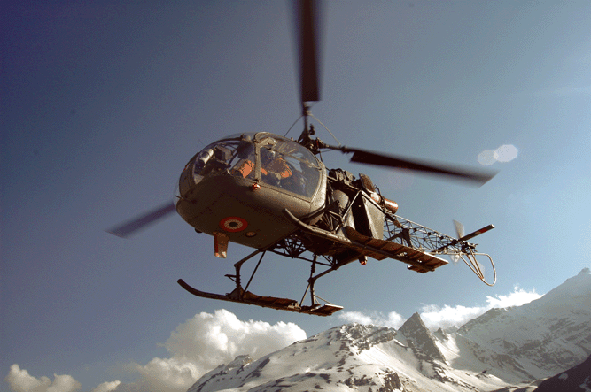хеликоптер Cheetah (Aеrospetiala SA 315B Lama) 