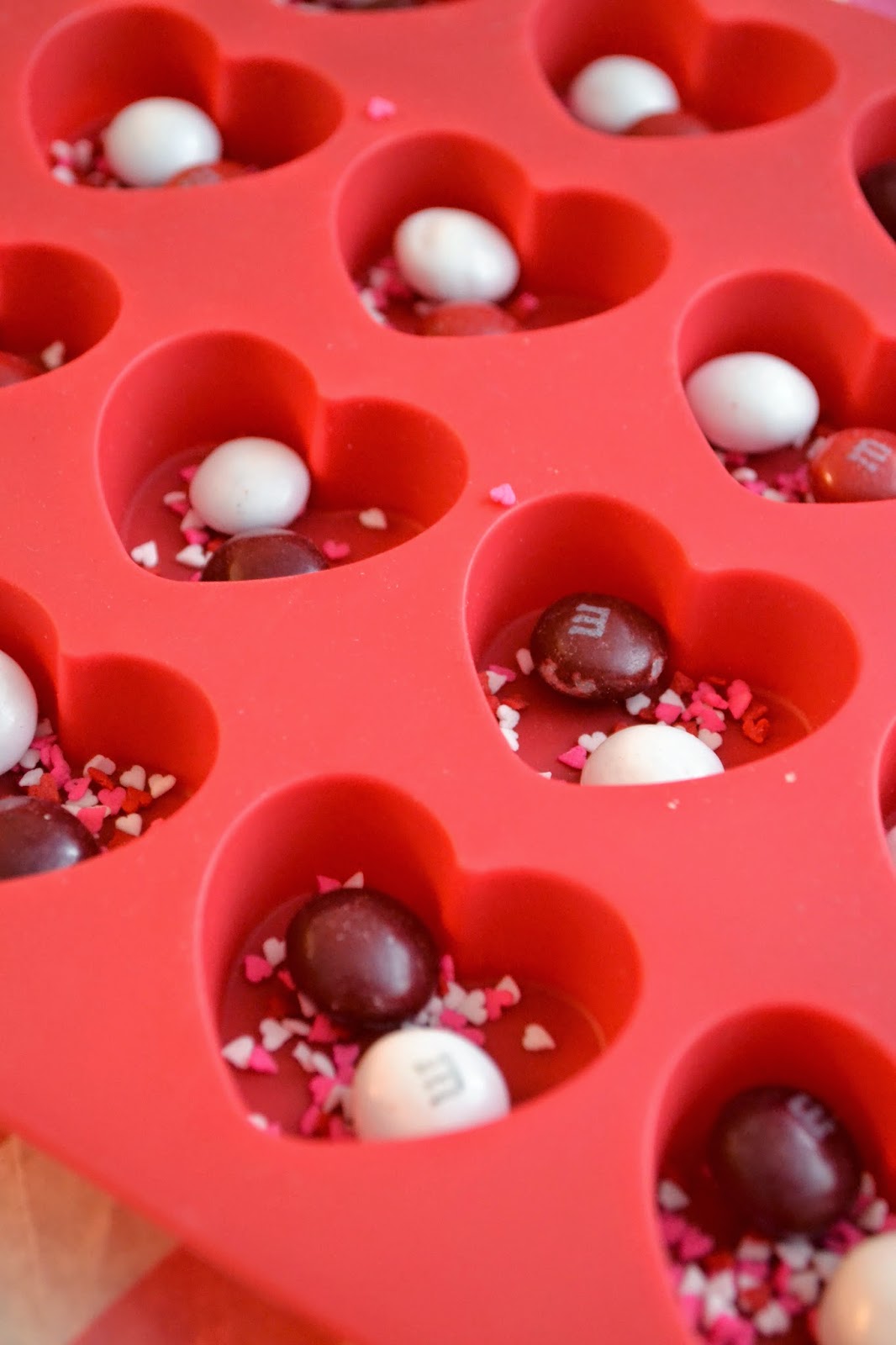 Red Velvet White Chocolate Candies - Building Our Story