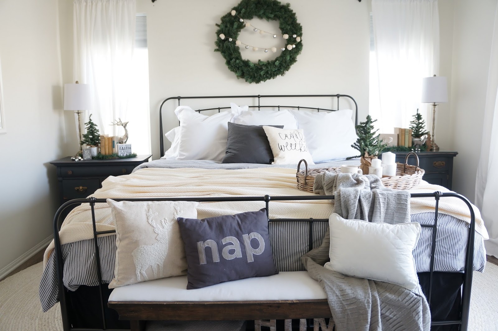 Did you miss my Neutral Christmas Bedroom? Catch up HERE