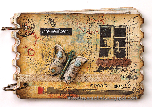Layers of ink - Ticket Notebook by Anna-Karin