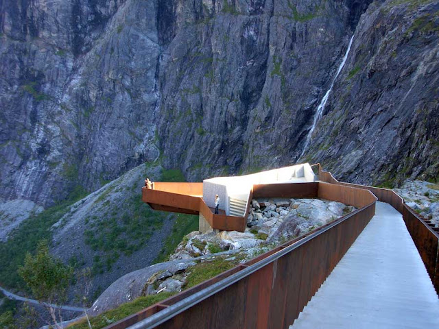 Trollstigen escadas Noruega troll