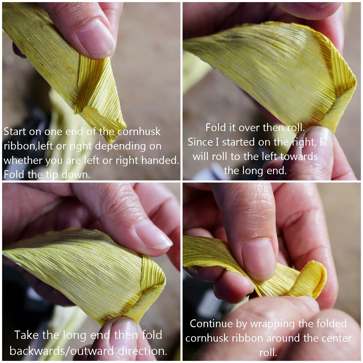 DIY How To Make A Corn Husk Rosette/Rose Reduce. Reuse. Recycle