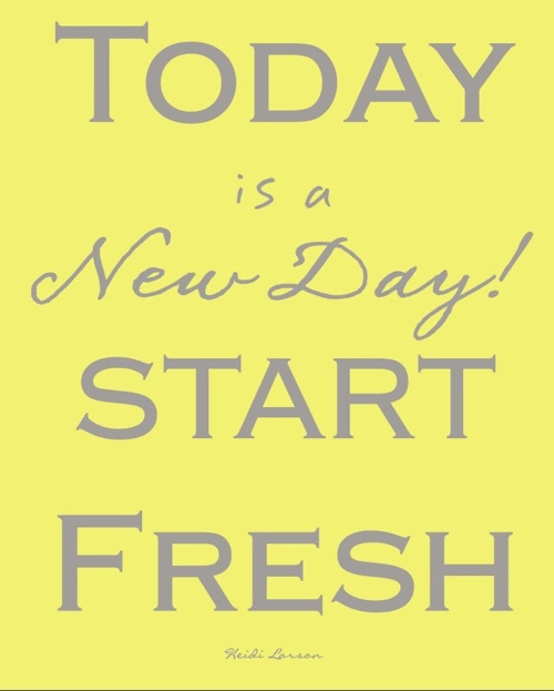 some fresh starts some fresh starts