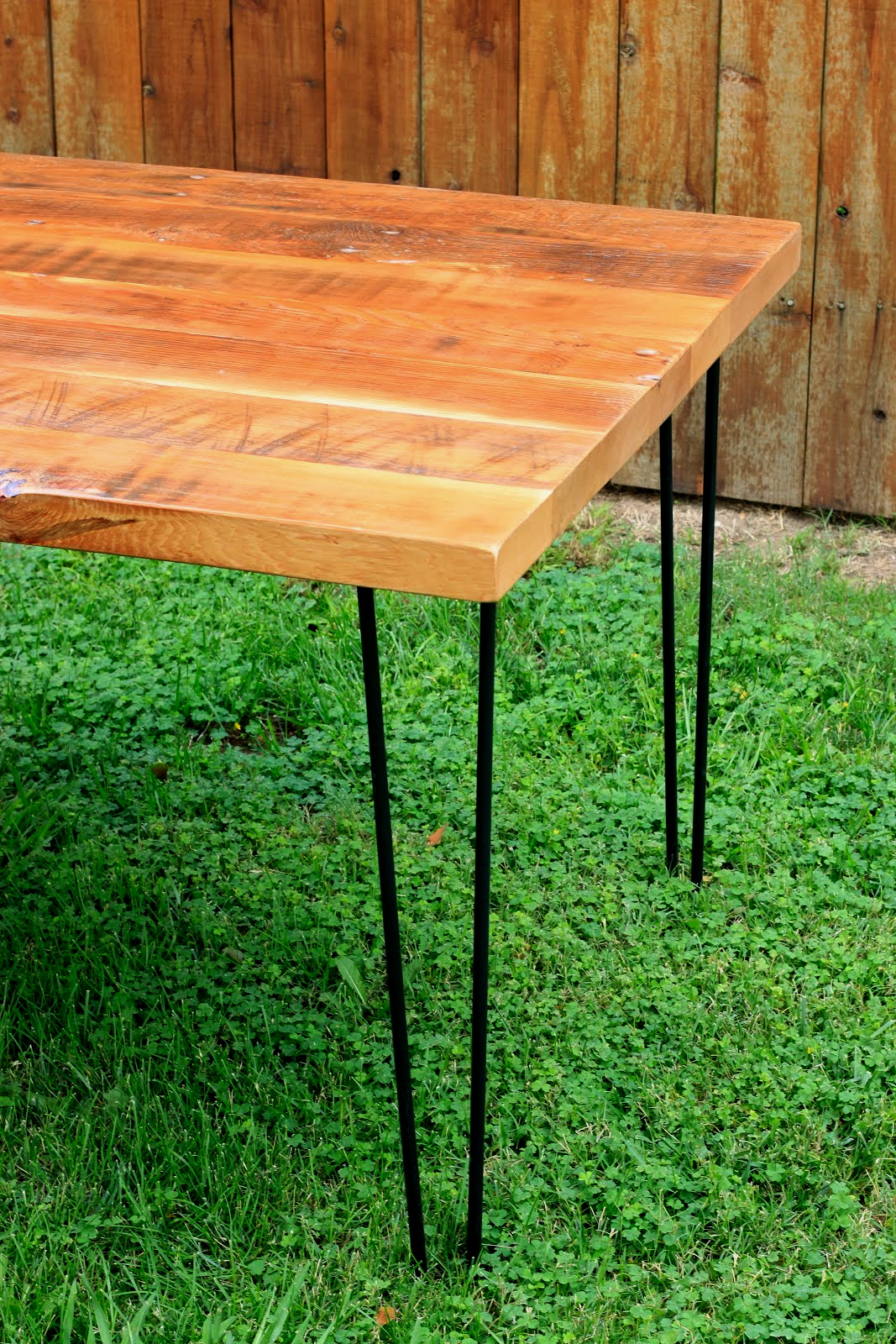 Arbor Exchange Reclaimed Wood Furniture Outdoor Dining Table with