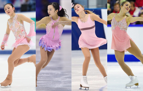 Mariko Kihara, Marin Honda, Alisa Fedichkina, Veronik Mallet