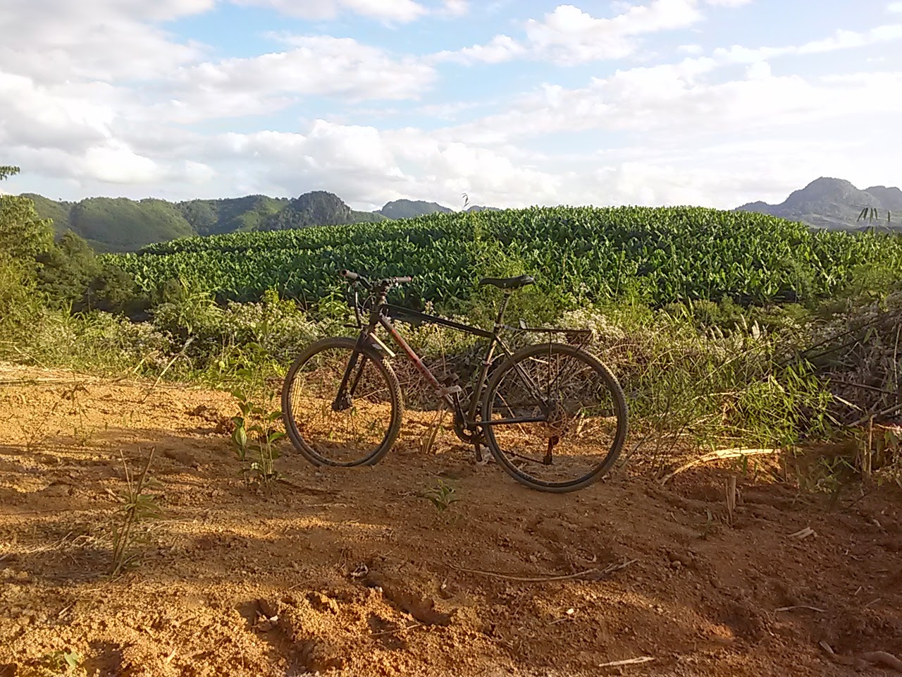 Benham Custom Fab touring bike in Laos