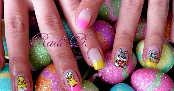 nails easter rabbit