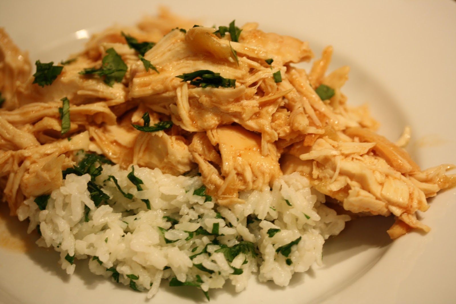 Hot Dinner Happy Home Crockpot Hawaiian Chicken with Coconut Cilantro Rice