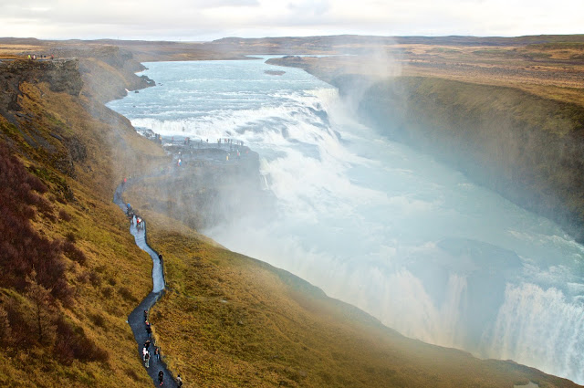 Gullfoss, The Waterfall gullfoss, the golden circle tour, travelling, travel, perjalanan, wisata, air terjun, iceland, eropa