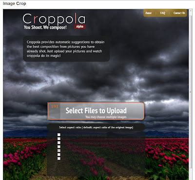 Carregamento de imagens no Croppola
