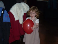 The girl with the red balloon