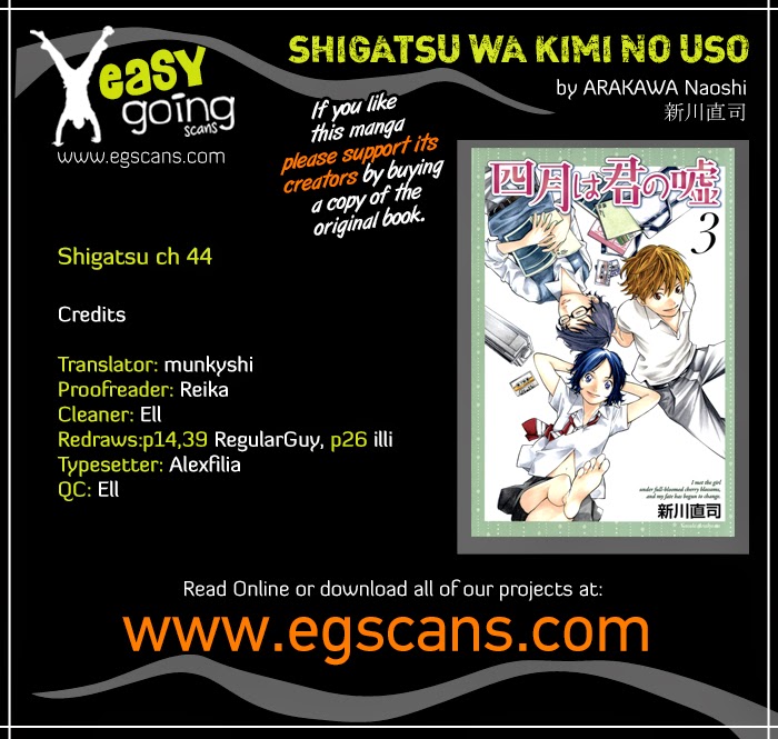 Shigatsu Wa Kimi No Uso Vol 11 Chapter 44 End Mangahasu