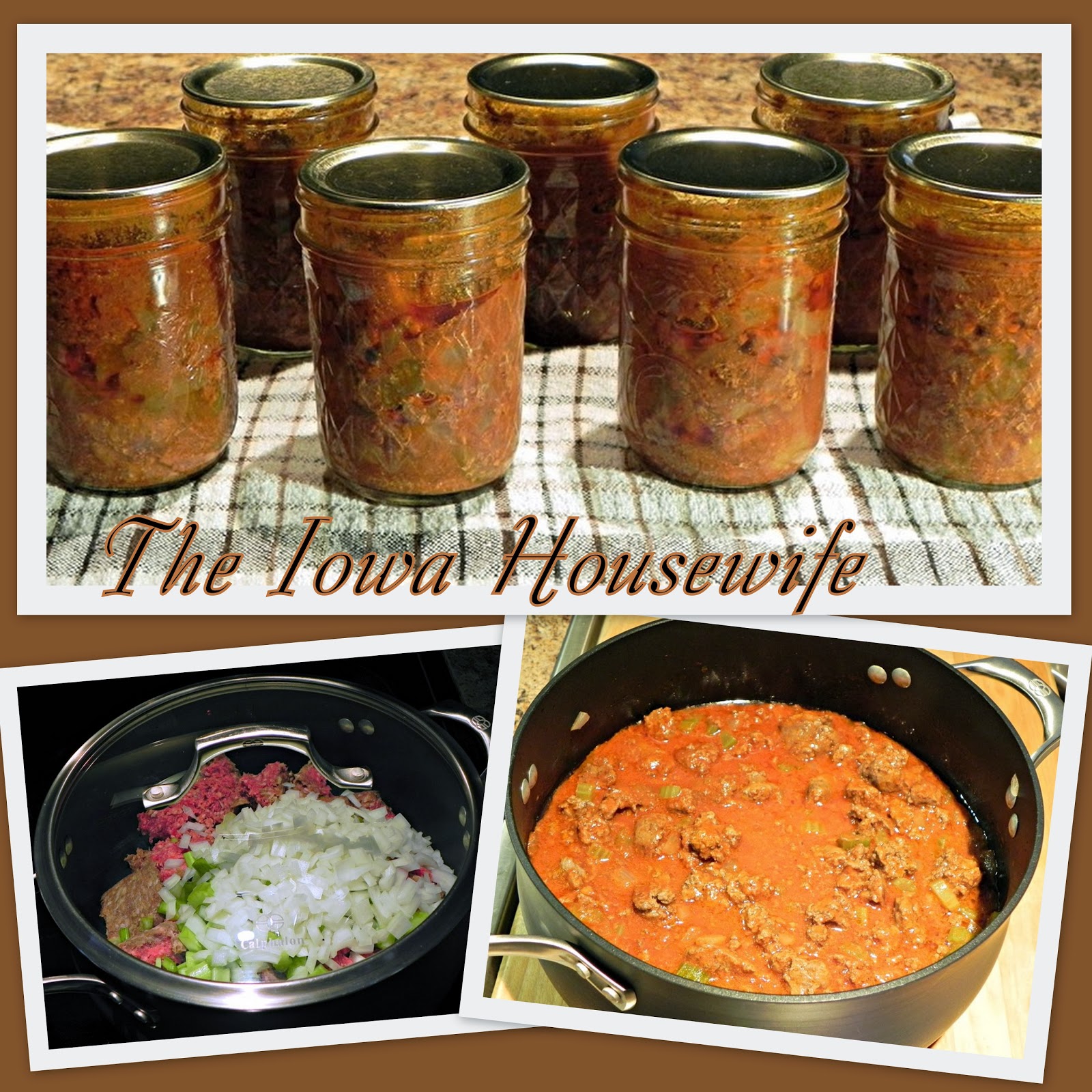 The Iowa Housewife Canning Ground Beef...Home Canned Hamburger Mix